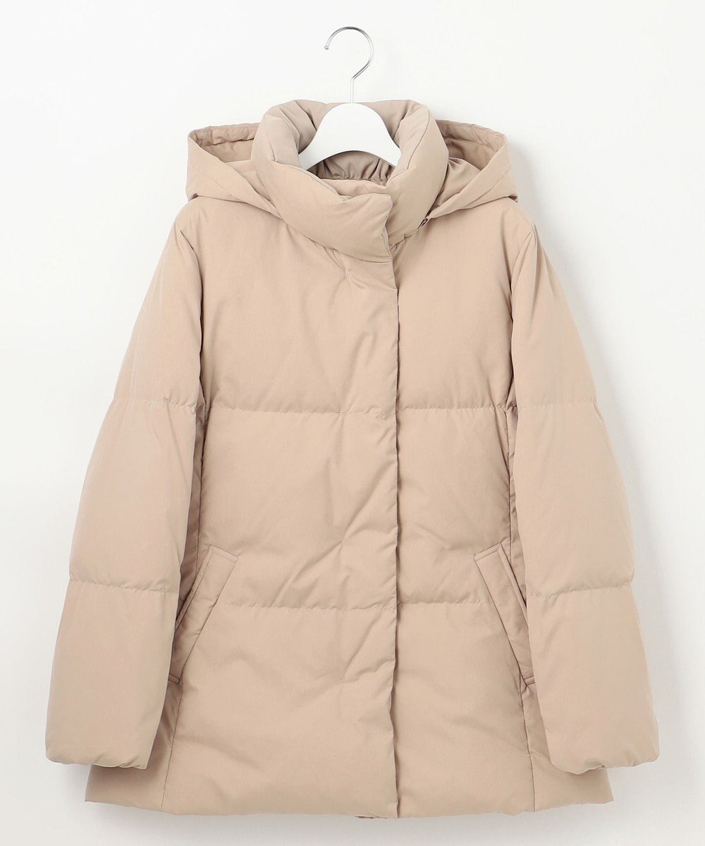 J.PRESS LADIES L 【洗える】ブラッシュドマルチポリ ショート ダウンコート 