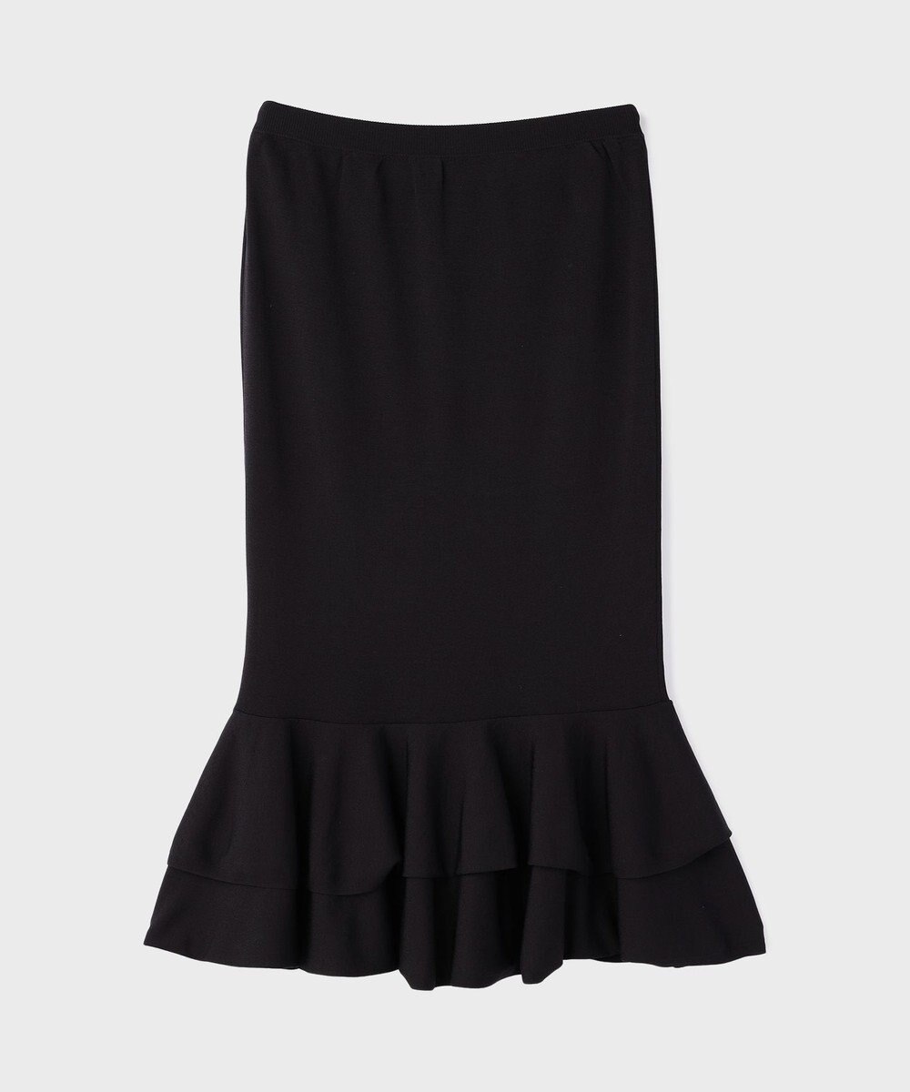 GRACE CONTINENTAL ティアードニットスカート 