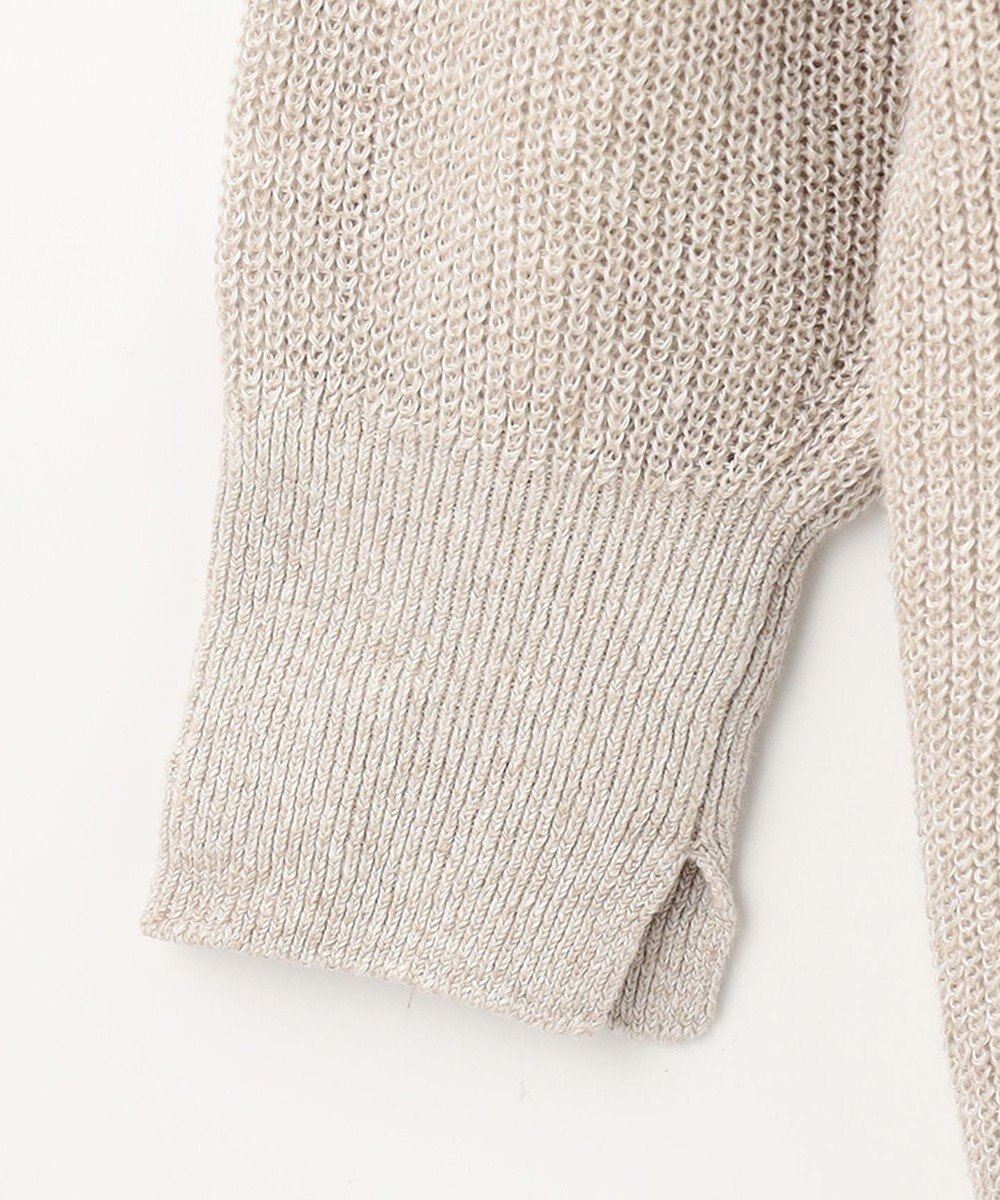 23区 【洗える】ピュアリネン Vネック ニット 