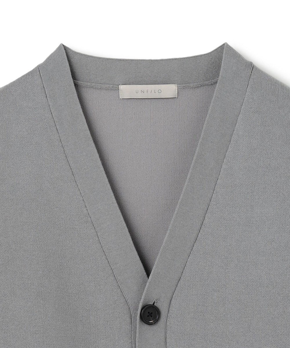 UNFILO MENS 【男女兼用/新色追加】スウェットライク ニットカーディガン [24年秋冬商品] 