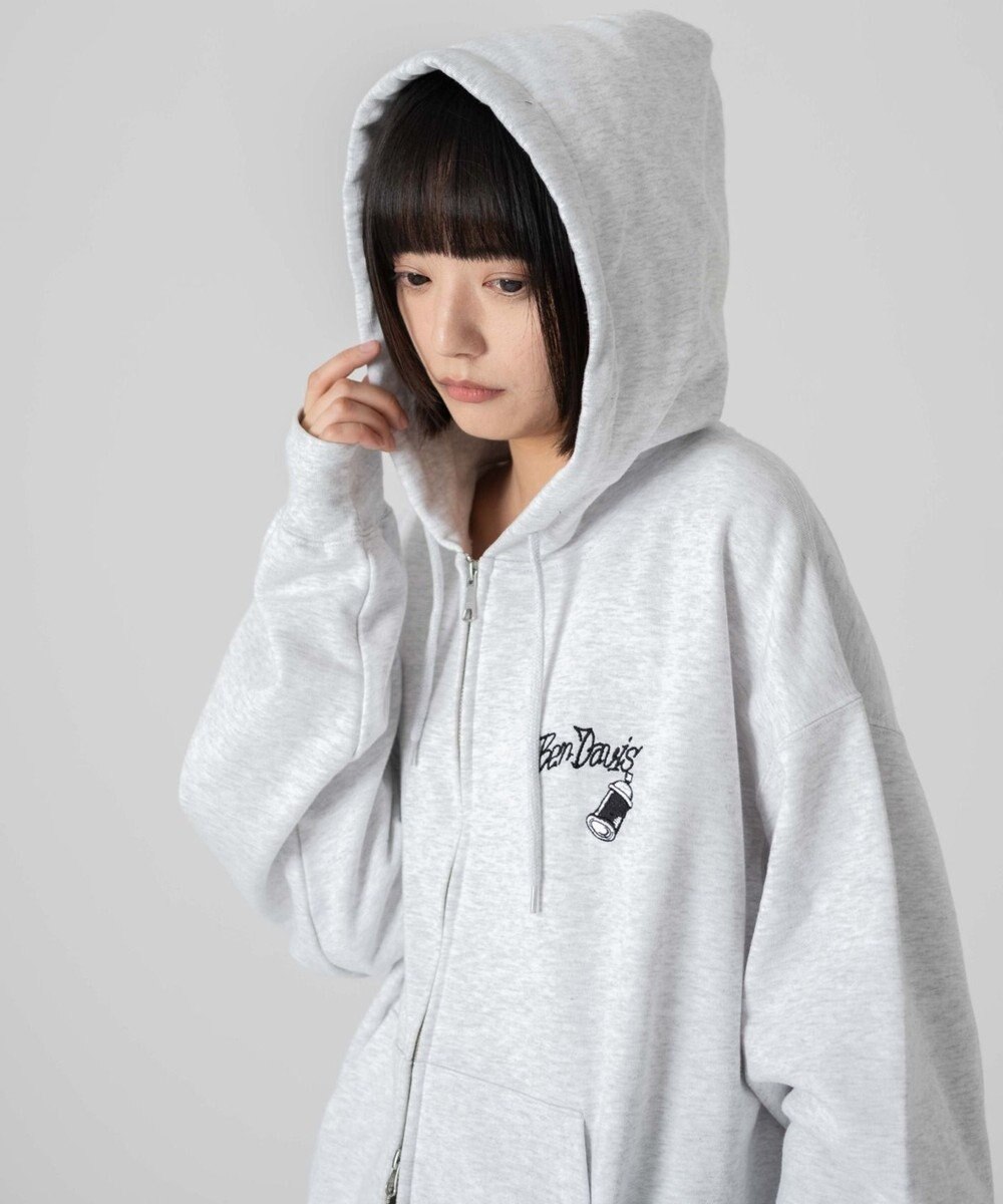 WEGO 【ユニセックス着用ITEM/MLサイズ展開】別注BENDAVISグラフィックジップパーカー 