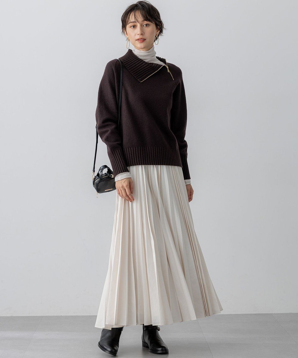 23区 S 【見上愛さん着用/CanCam11月号掲載】パウダリータイプライター プリーツ スカート 