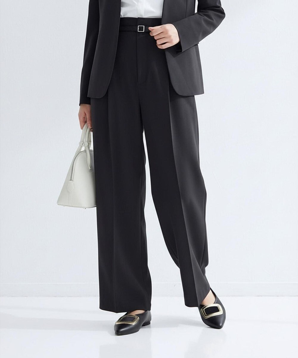 nouvelleRobe Oū 【本革・高反発】Buckle Ornament ポインテッドトゥ パンプス 