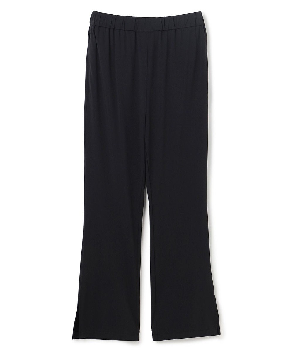 UNFILO L 【ウエストゴム】ドライトリコット セミフレアパンツ 