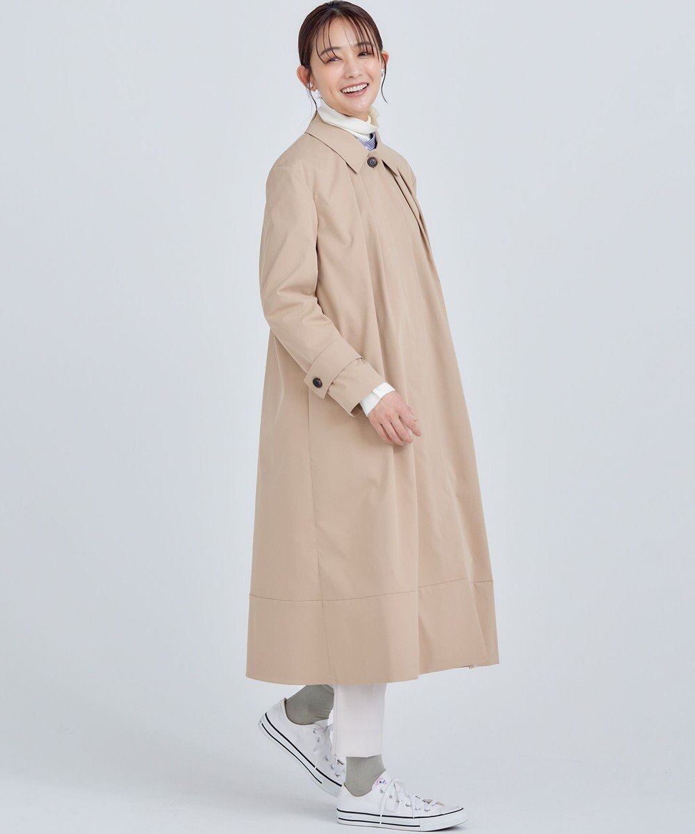組曲 L 【WEB限定】ライトトレンチ ステンカラーコート 