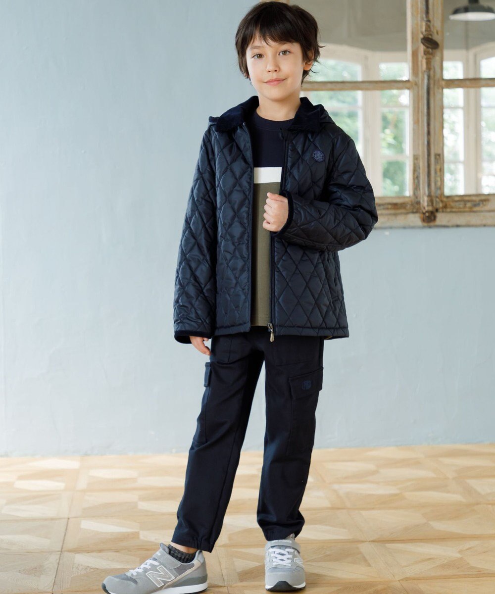 J.PRESS KIDS 【140-170cm】ブル刺繍 ブロッキングトレーナー 