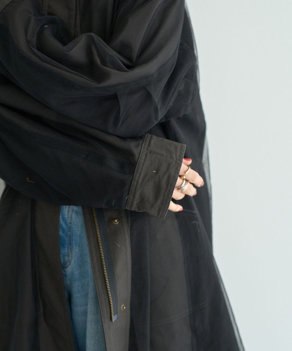 YECCA VECCA 【リバーシブル】2wayミリタリーコート 