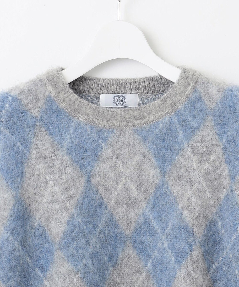 J.PRESS LADIES L 【WEB限定】FLUFFY ARGYLE ニット 