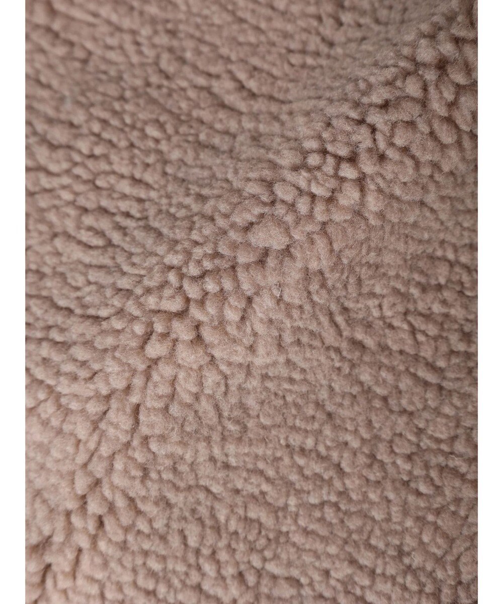 Green Parks スタンドカラーボアブルゾン 