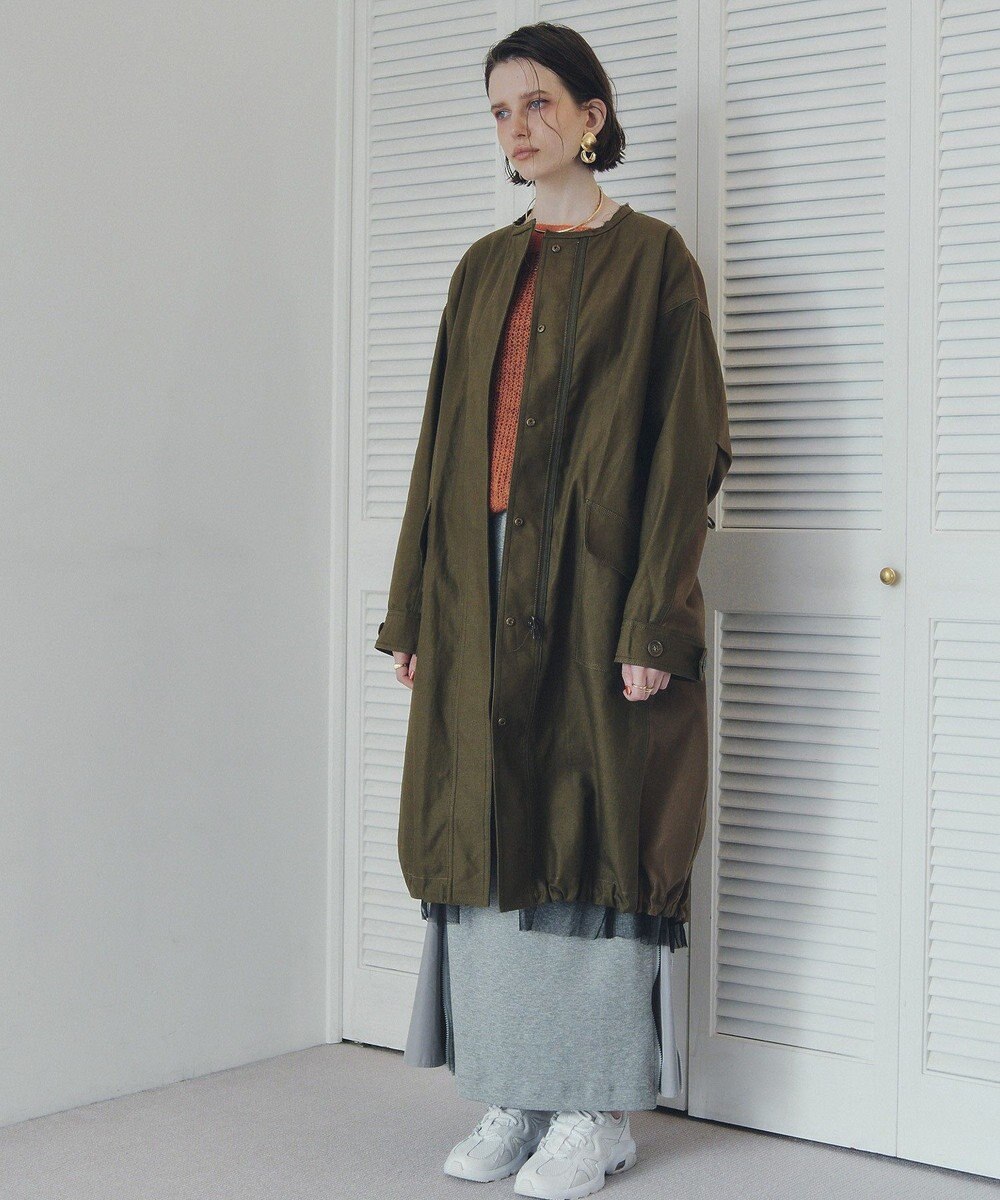 YECCA VECCA 【リバーシブル】2wayミリタリーコート 