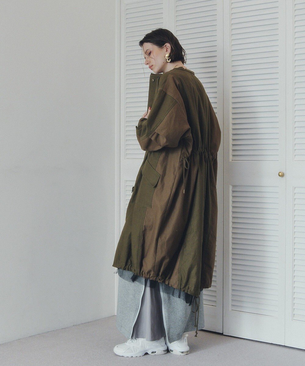 YECCA VECCA 【リバーシブル】2wayミリタリーコート 