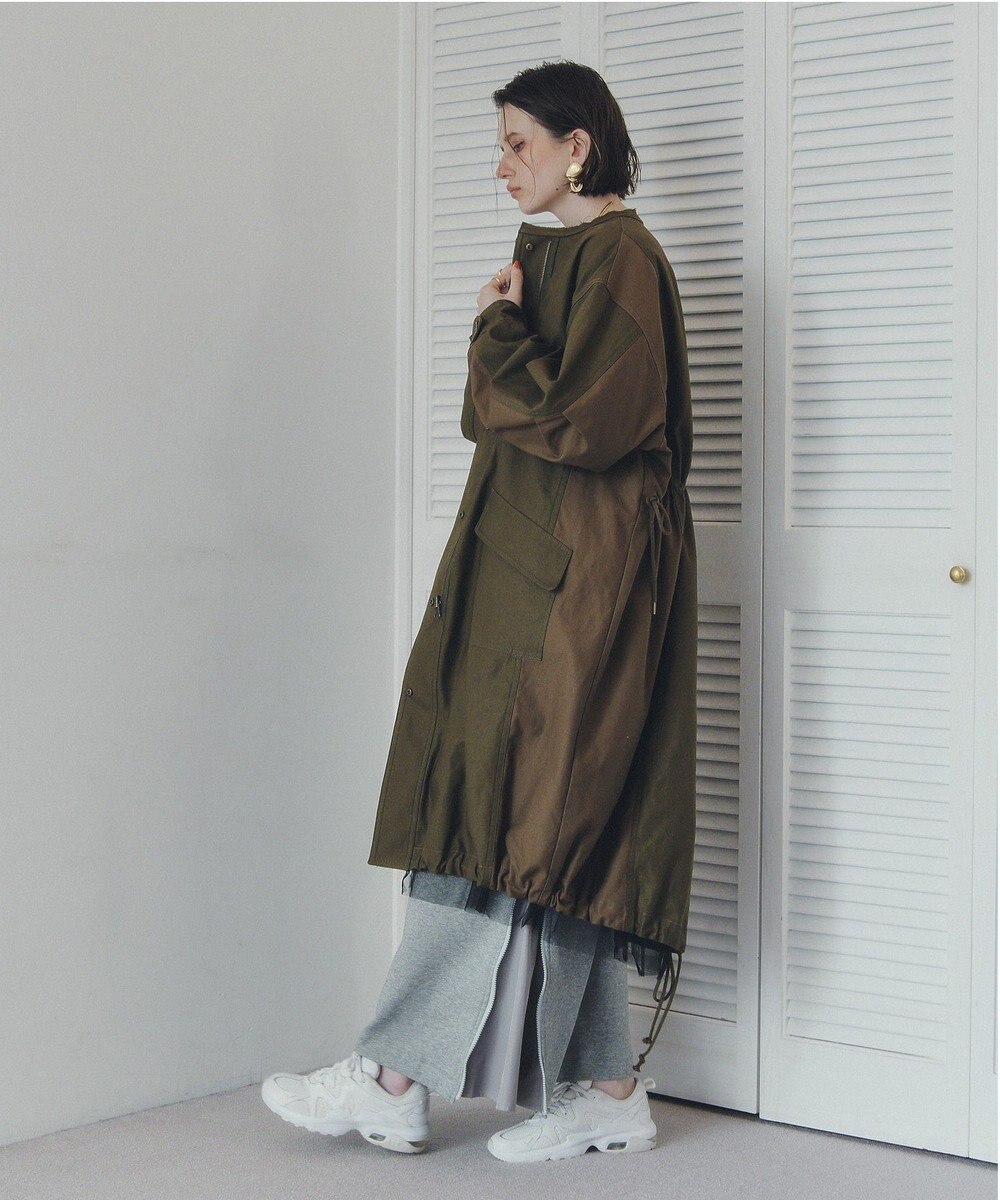 YECCA VECCA 【リバーシブル】2wayミリタリーコート 