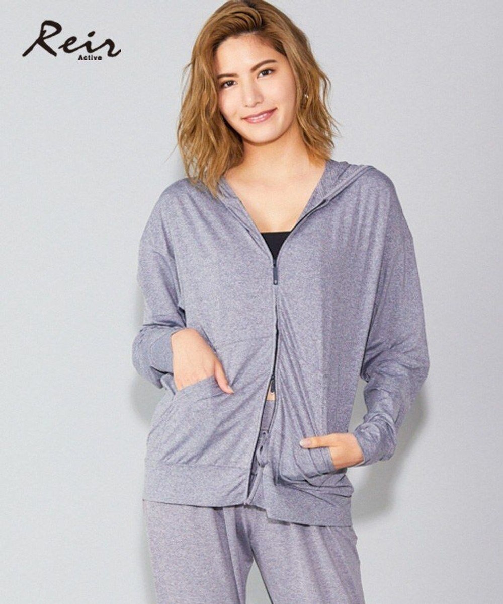 San-ai Resort（三愛水着楽園） 【SALE】【UNISEX】【Reir　Active（レイールアクティブ）】UPF杢　ラッシュパーカー 