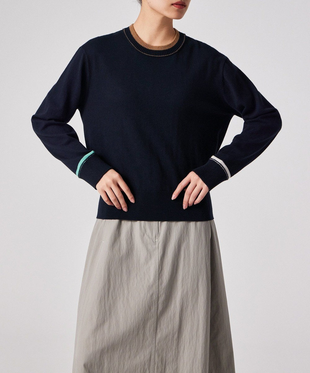 Paul Smith アクセントカラー クルーネックニット 