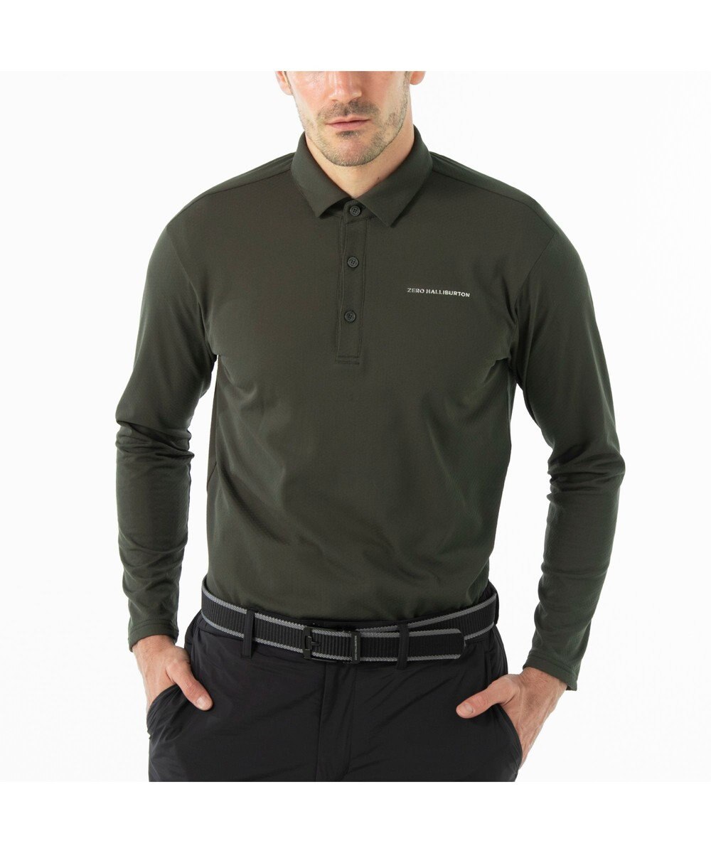 ZERO HALLIBURTON 【吸水速乾・保温】 Octa 長袖 ポロシャツ ZHG-M5A8a 85123 