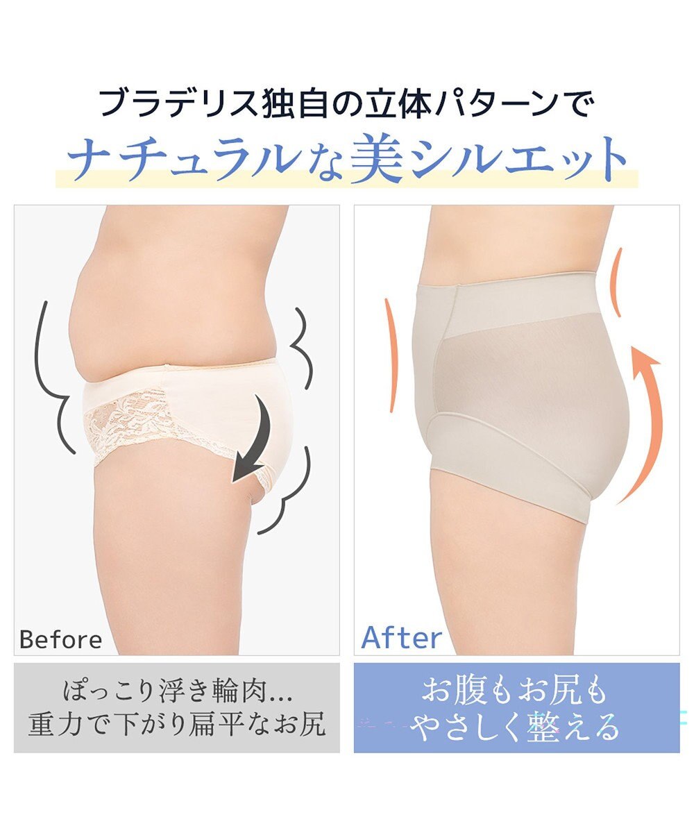 BRADELIS New York 【モアナモリーズ】　森みなのオーガニックコットン混エアリーショーツ26 