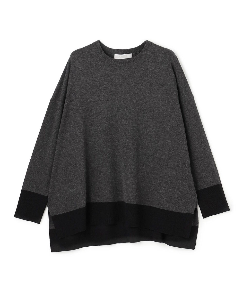 UNFILO L マイビューティニット ワイドクルーネック 