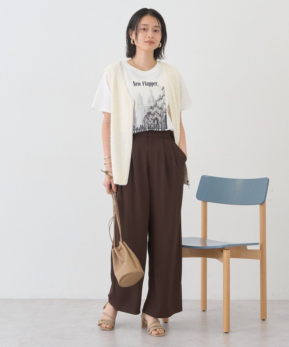 AMERICAN HOLIC ダブルZIPシャギーニットベスト 