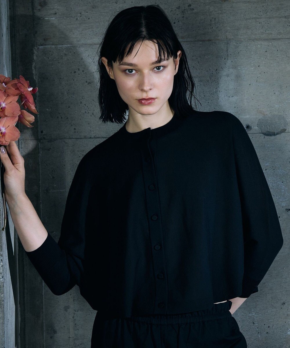 自由区 【カトリエムブーケ】Poncho en tissu sy  nthetique  ポンチョプルオーバー 