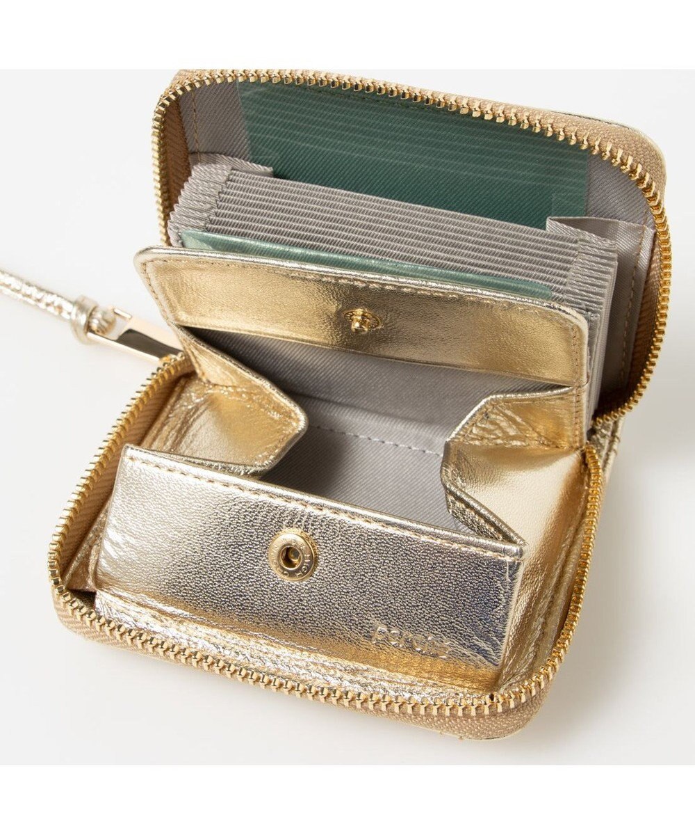 UNBILLION ペルケ perche / シープボックスキルト・ジャバラカードウォレット 