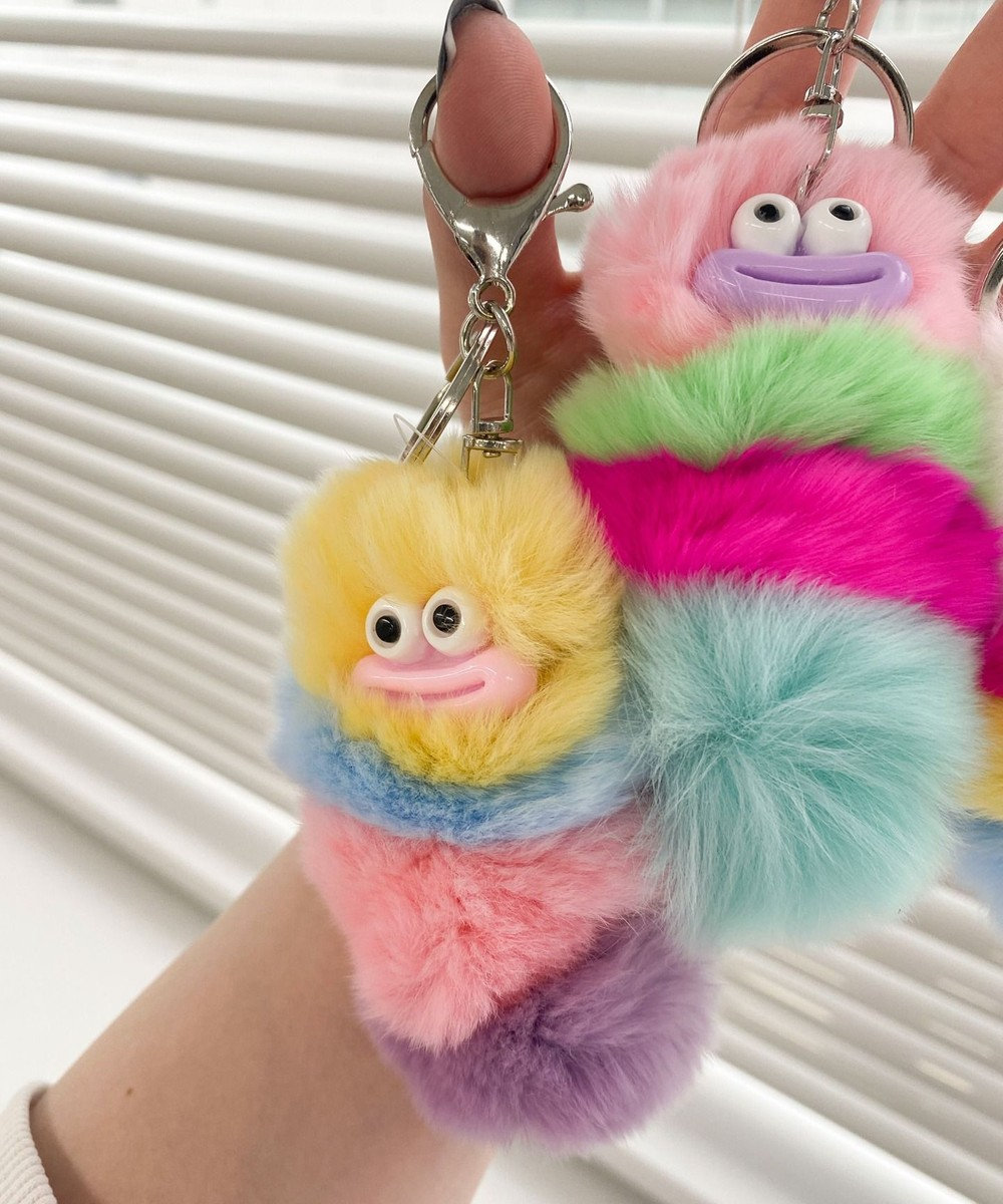 WEGO イモムシモンスターぬいキーホルダー 