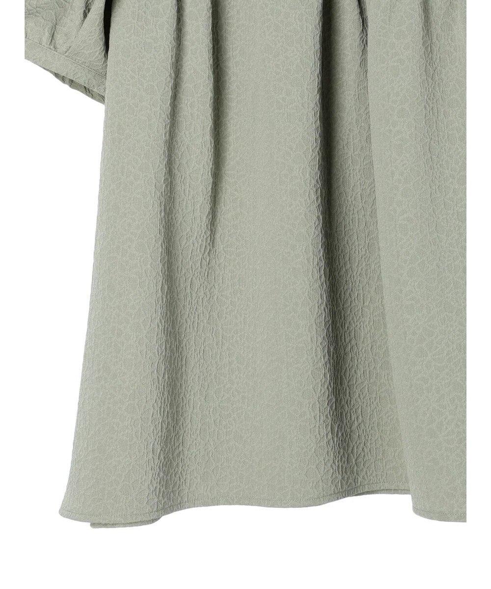 Green Parks ジャガードペプラムブラウス 