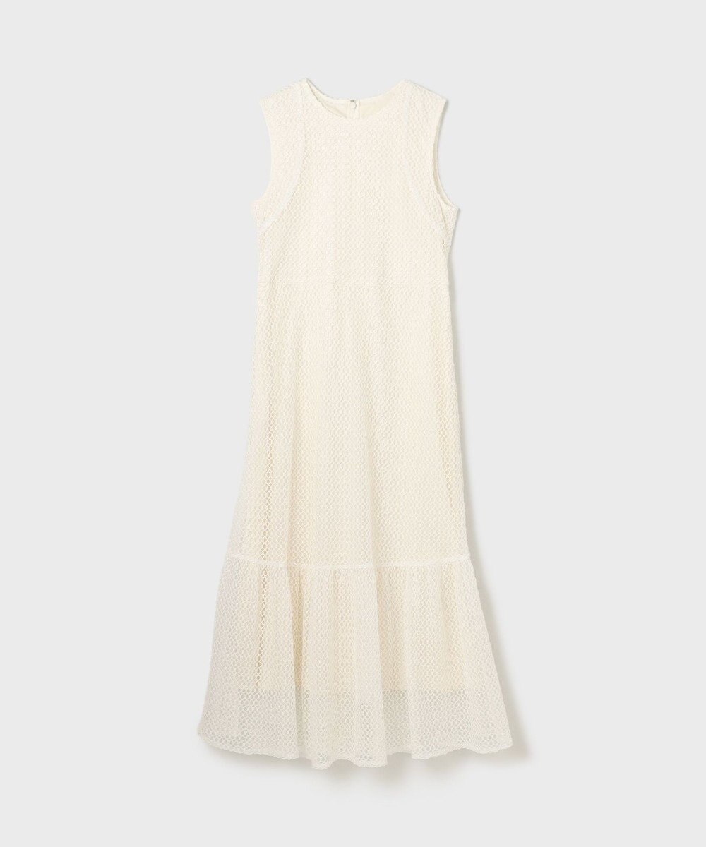 GRACE CONTINENTAL メッシュロングワンピース 