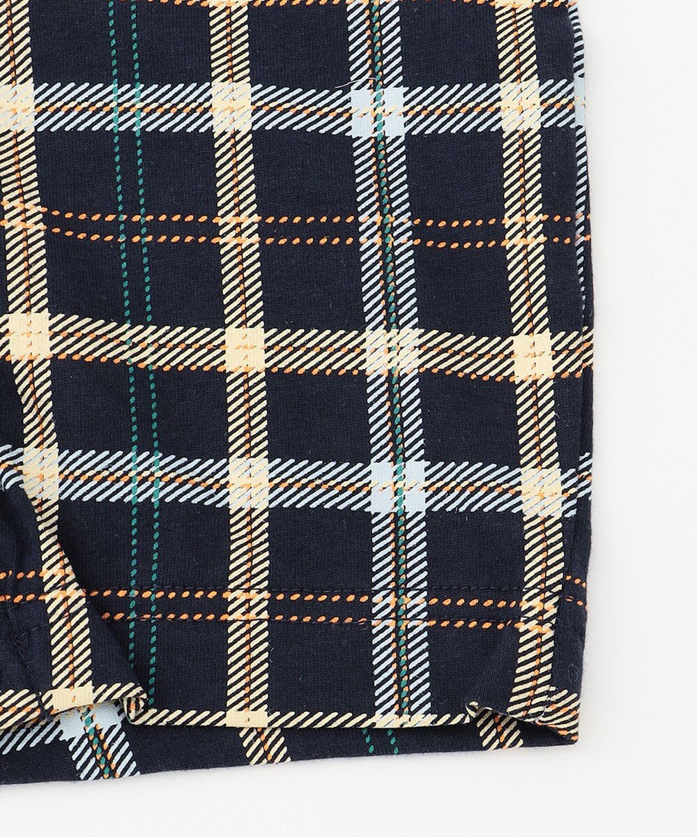 組曲 KIDS 【80-90cm】Check 長袖オーバーオール 