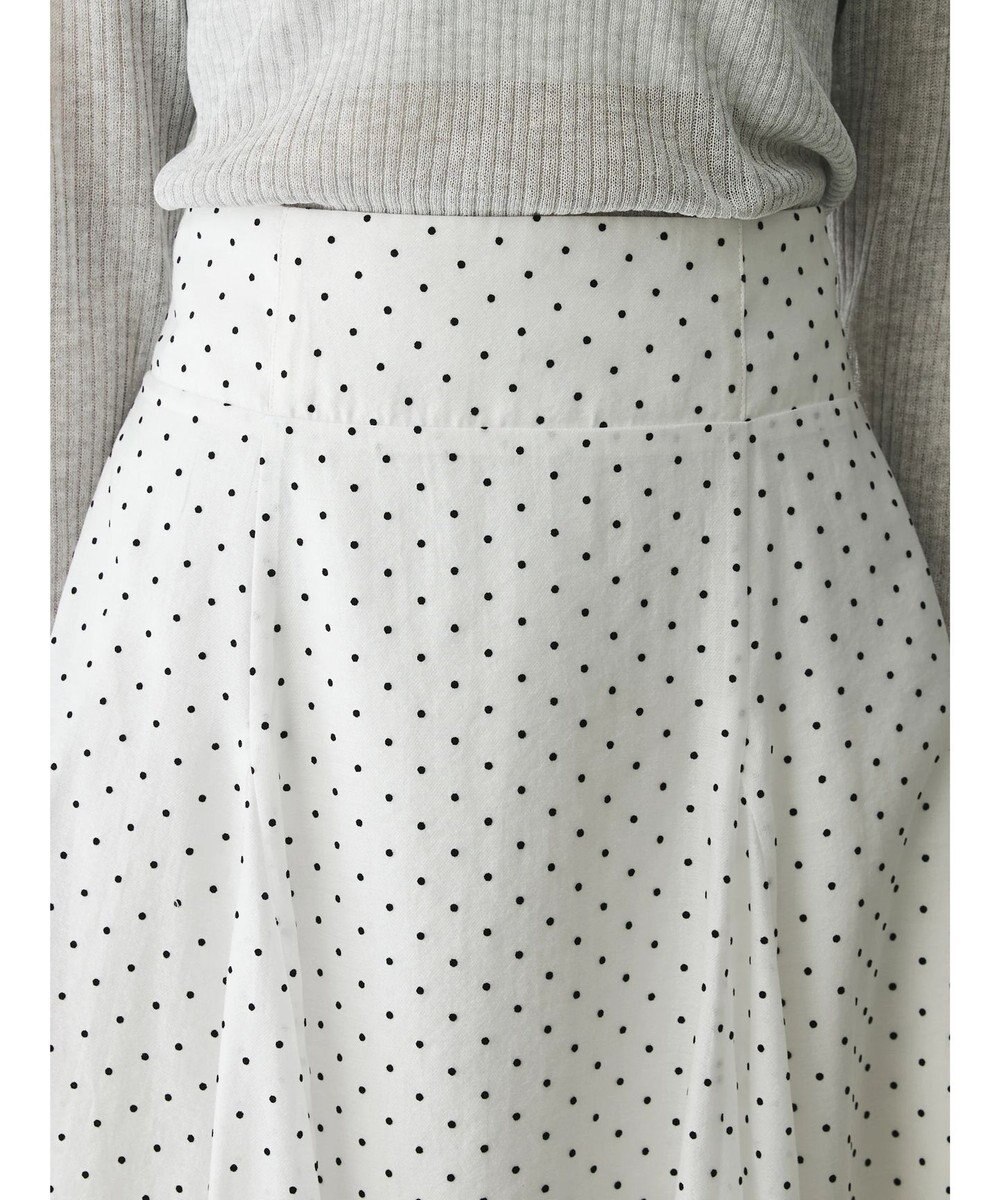 Green Parks AnriettMusee ドットフレアーロングスカート 