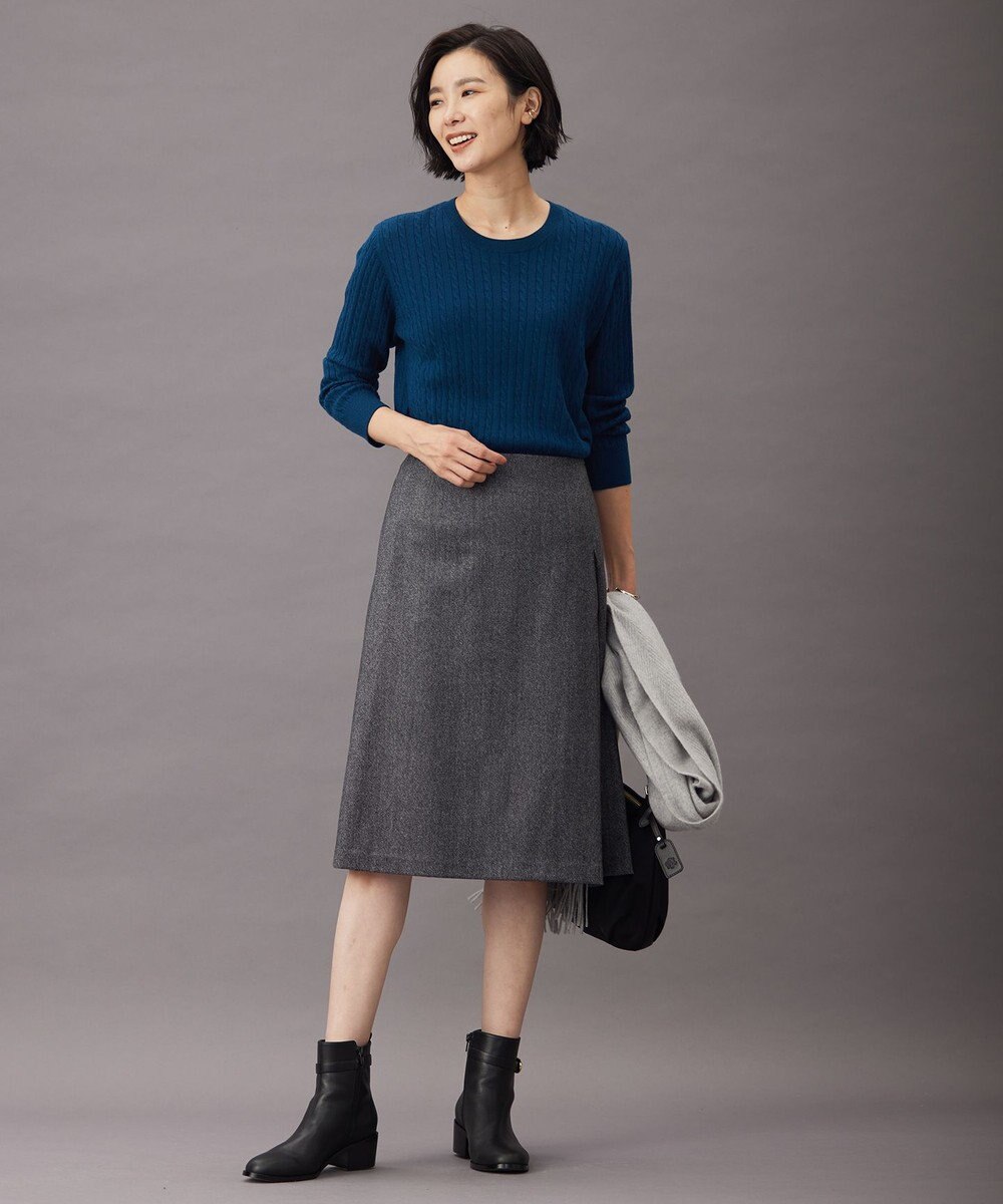 J.PRESS LADIES 【洗える】KNIT BASIC クルーネック ニット 