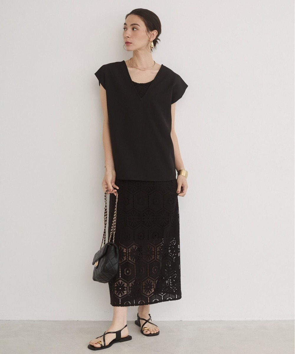 WEGO 【ANGIE VINTAGE】クロシェレースセットワンピース 