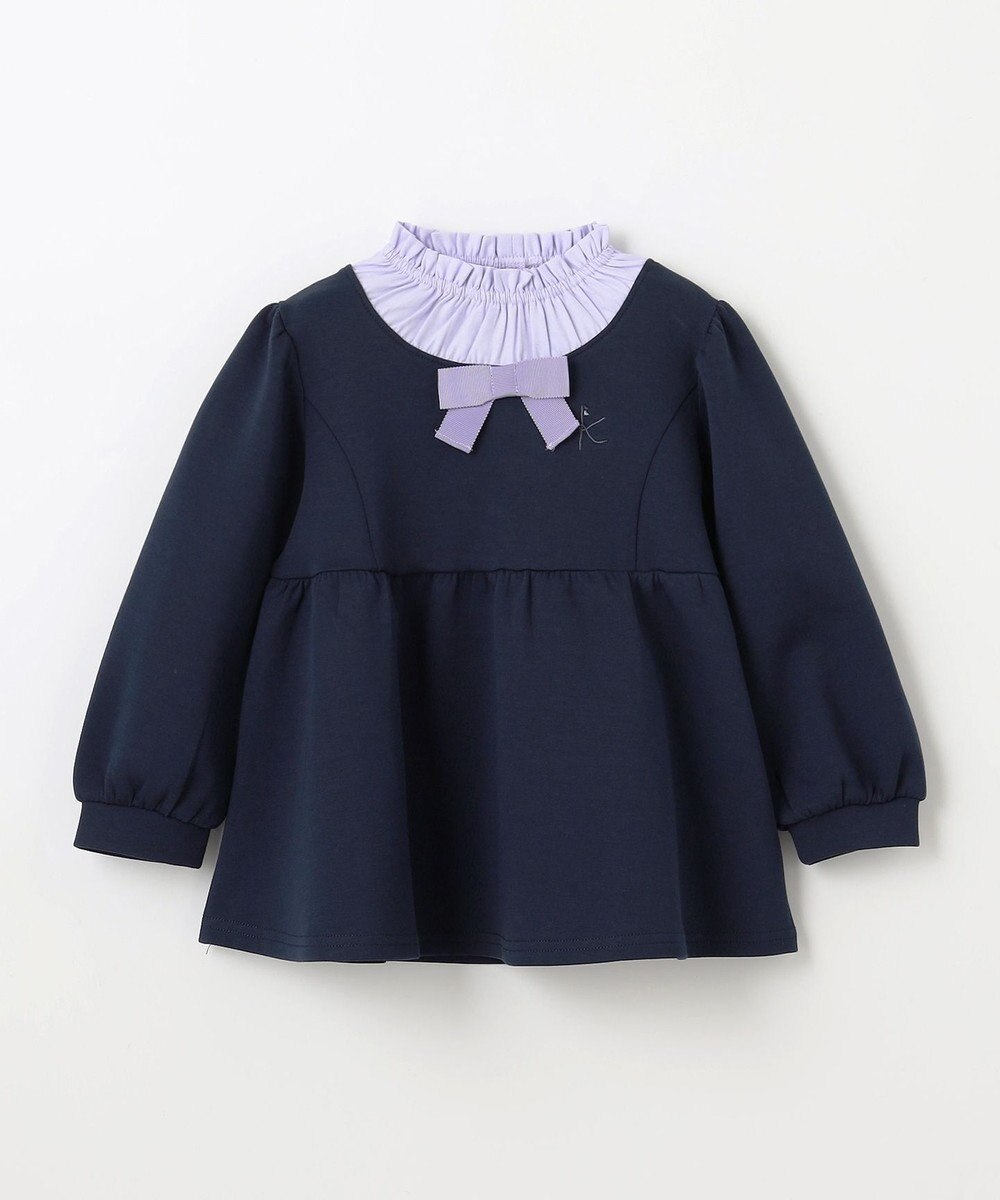 組曲 KIDS 【110-140㎝】ボウタイリボン トップス 