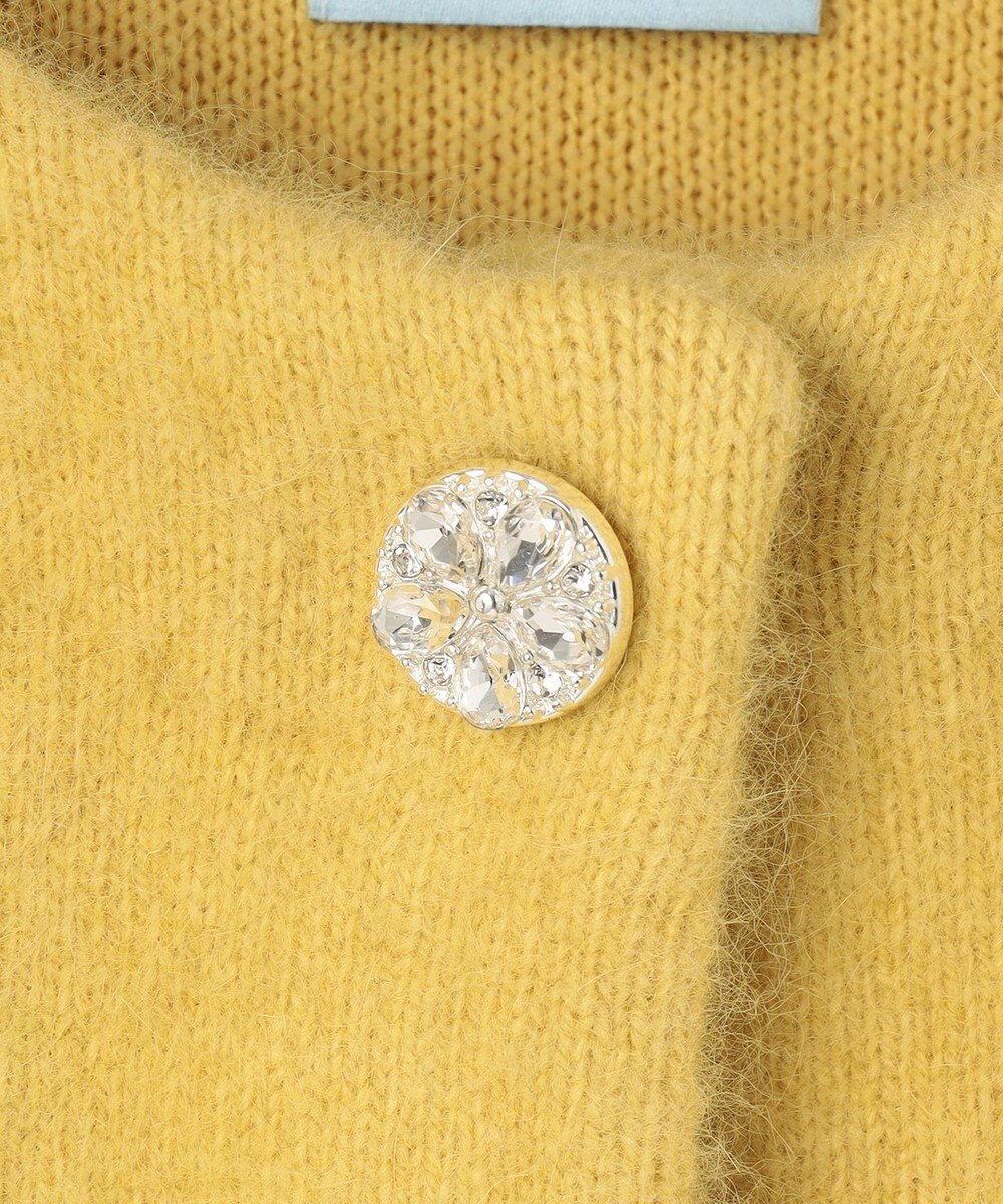 組曲 L 【手洗い可】フラッフィーファーニットジャケット 