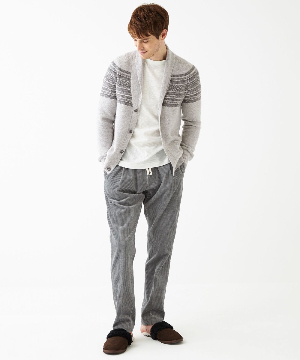 JOSEPH ABBOUD MOUNTAIN 【SPACE／UNISEX】ピュアカシミアアンダイド カーディガン 