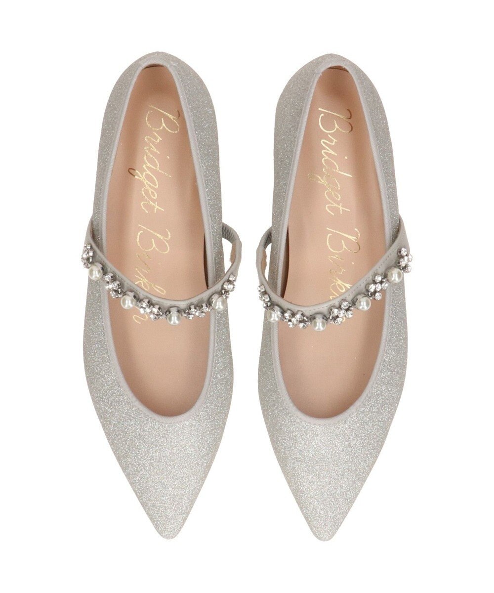 Bridget Birkin ＜抗菌消臭＞【Bridget Birkin】キラキラストラップポインテッドパンプス 