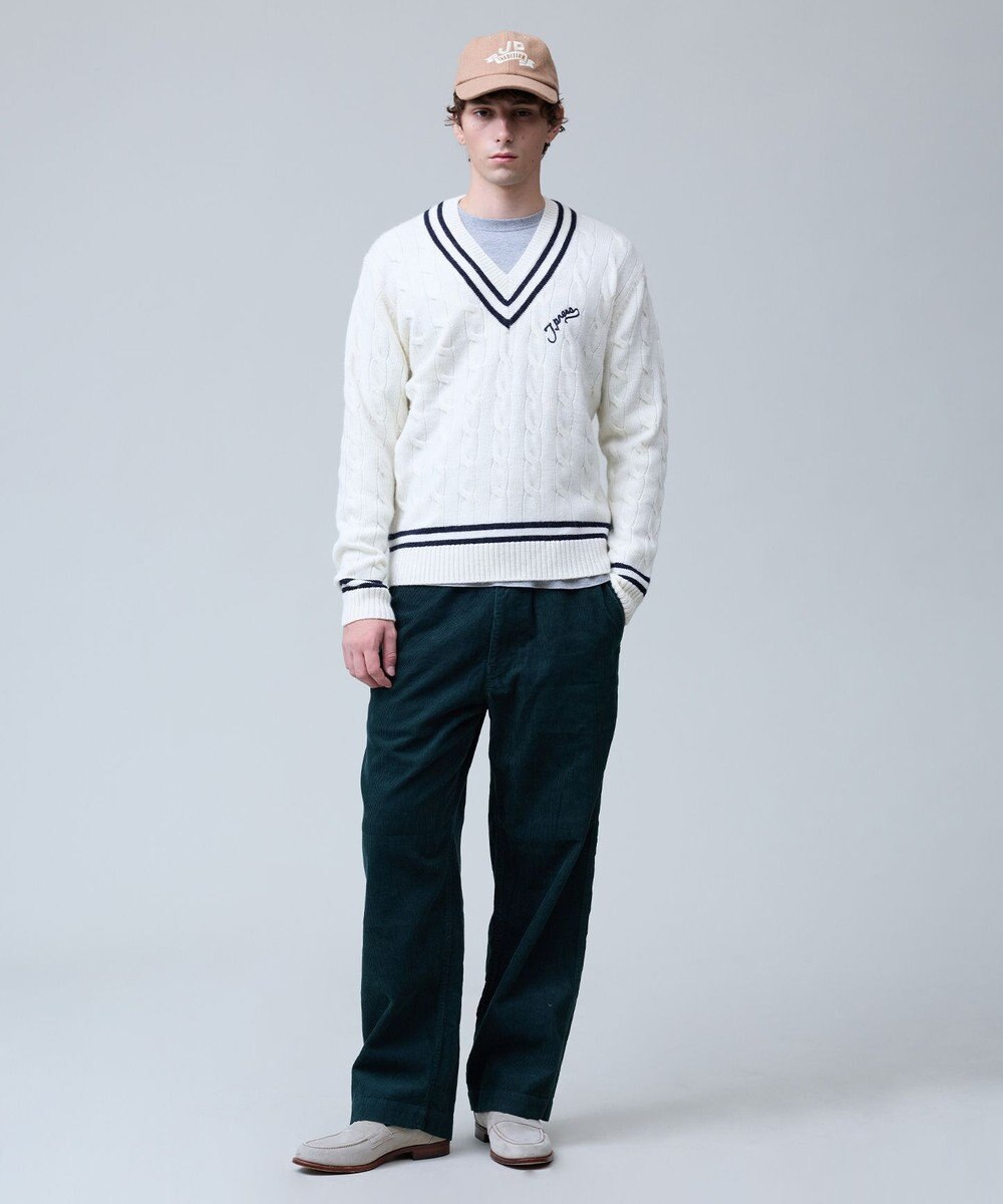 J.PRESS MEN 【NYUZELESS】SKI プリント ロングスリーブ Tシャツ 