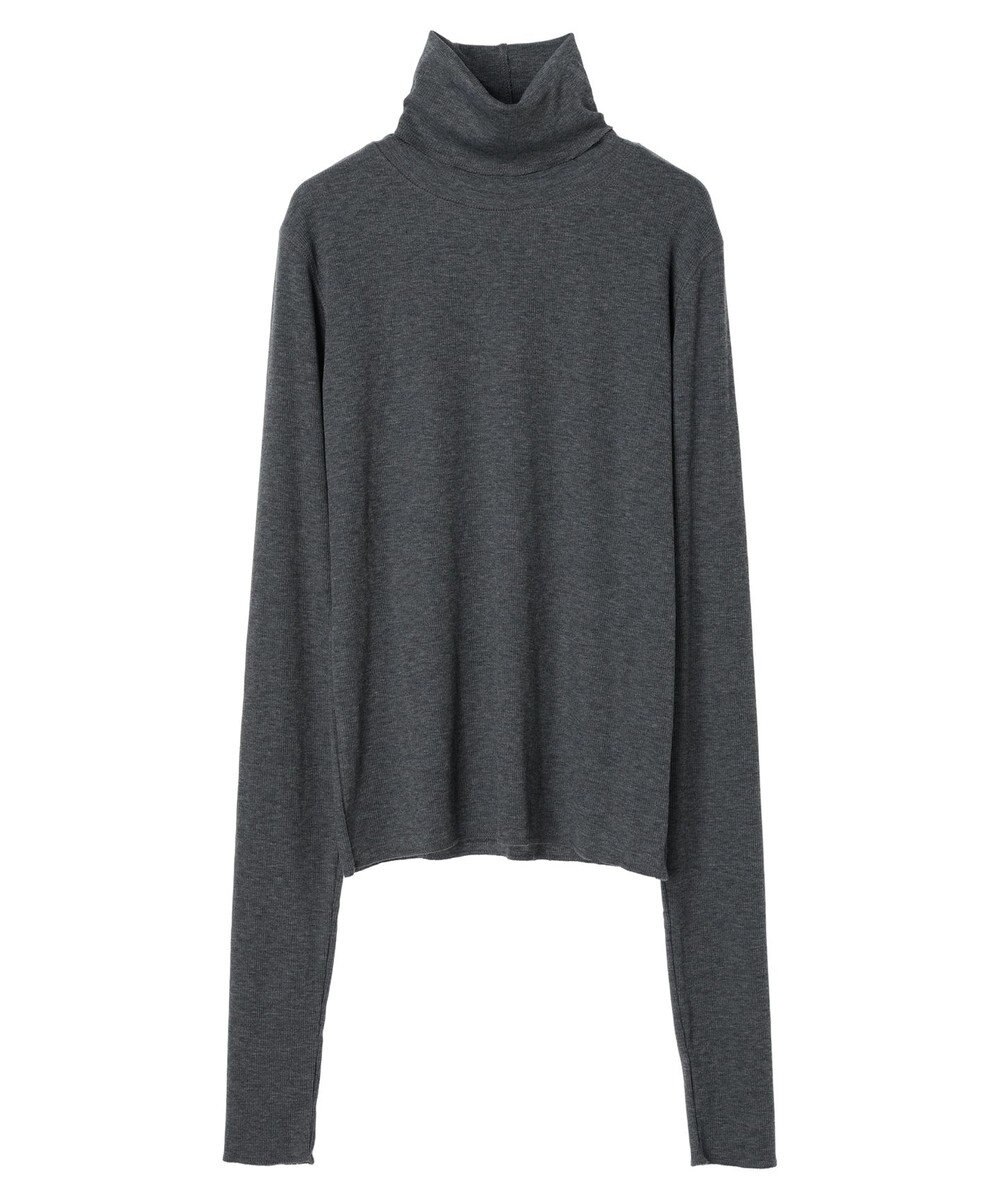 earth music&ecology ＴＲウールブレンドタートルネックプルオーバー 