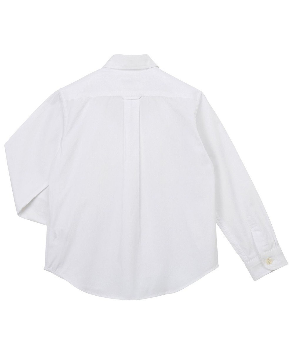 MIKI HOUSE HOT BISCUITS 【110-130cm】ブロード素材の長袖シャツ 