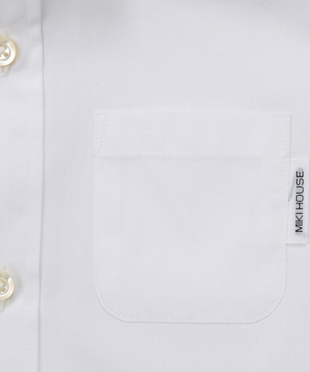 MIKI HOUSE HOT BISCUITS 【110-130cm】ブロード素材の長袖シャツ 