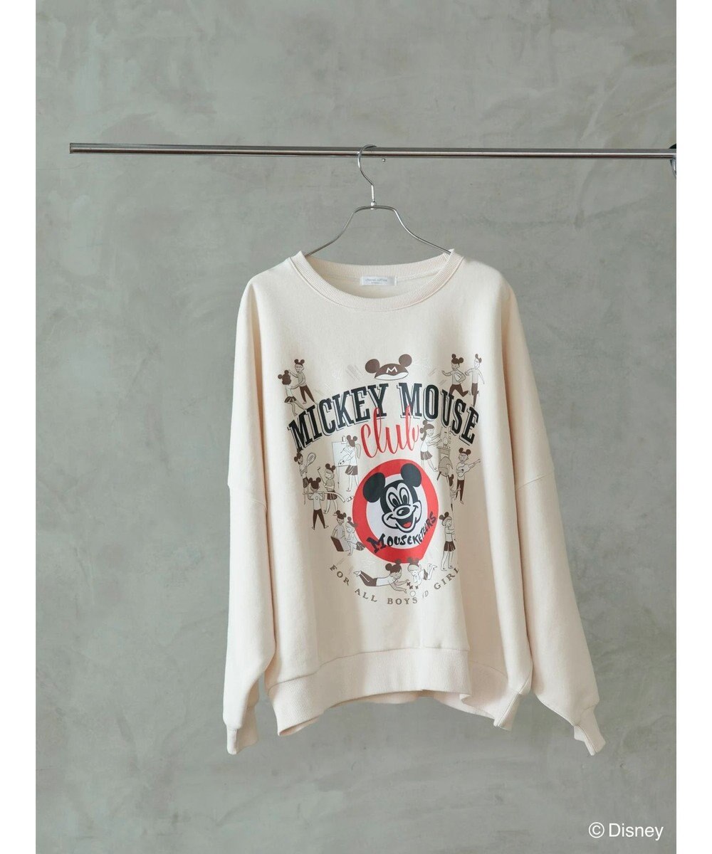 Green Parks ミッキーマウス・クラブ／アート裏起毛プルオーバー 
