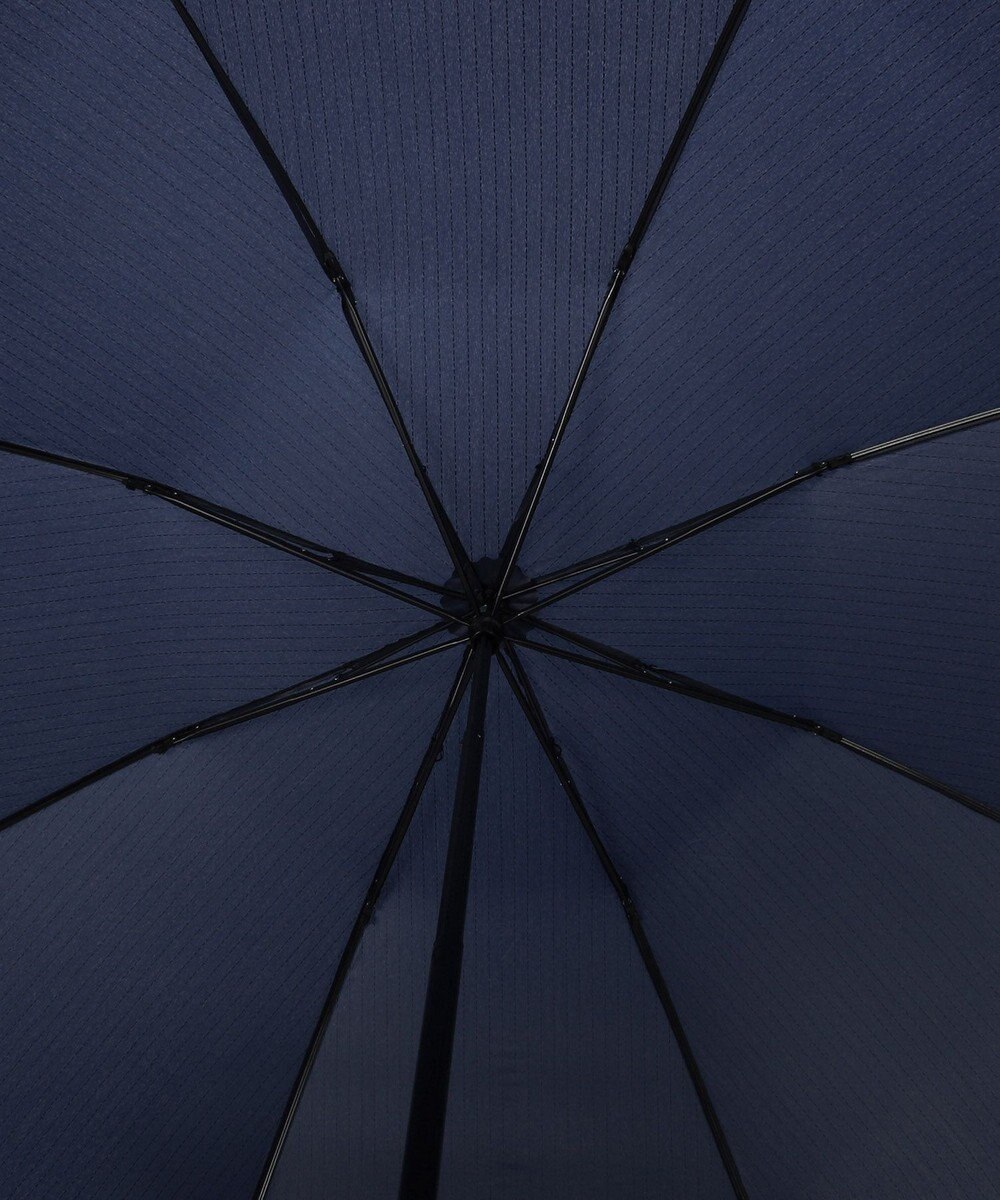 MOONBAT 【大きめ70cm】POLO RALPH LAUREN 折りたたみ傘 メンズ ストライプ ワンポイント刺繍 