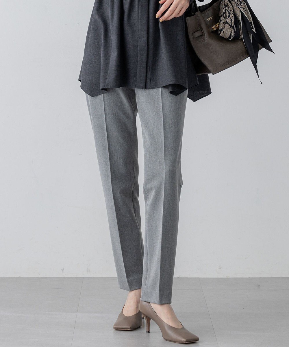 23区 L 【VERY掲載/撥水加工/洗える】TRストレッチギャバ テーパード パンツ 