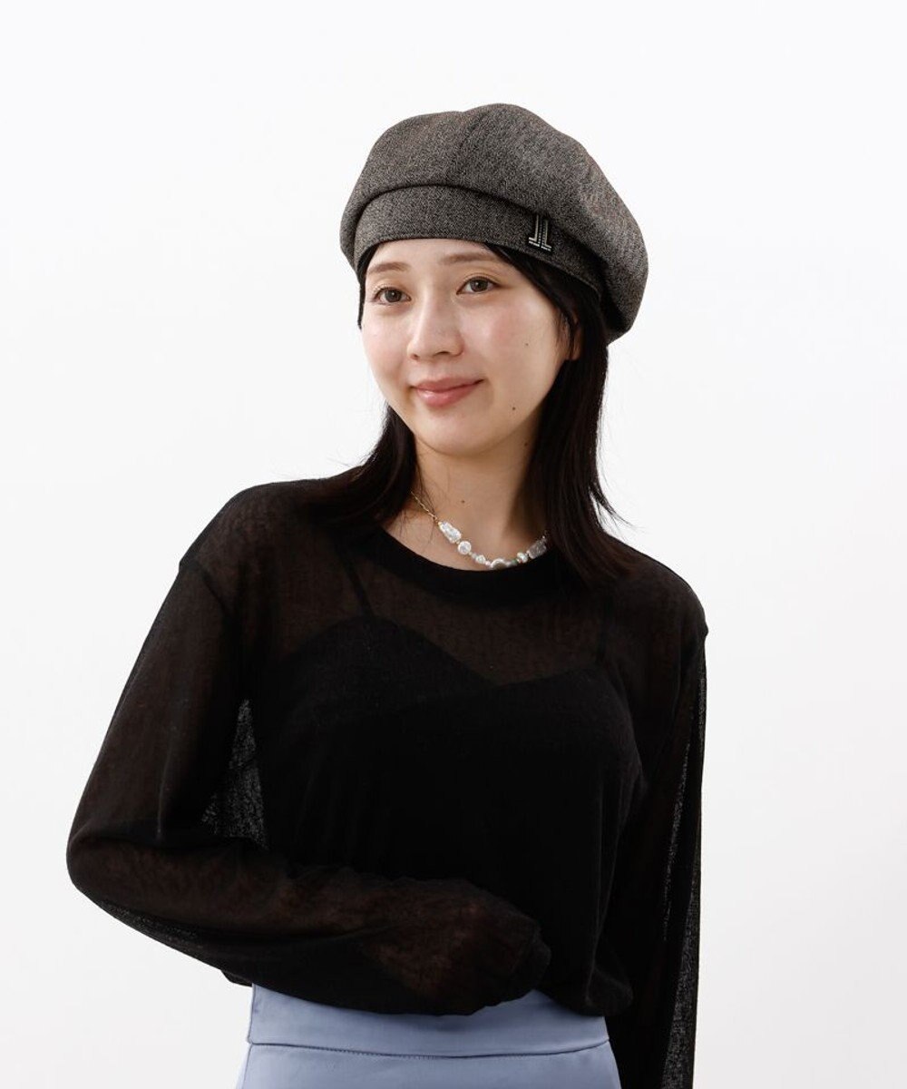 AURORA 【 LANVIN COLLECTION（ランバン コレクション） 】ラメツイードベレー 