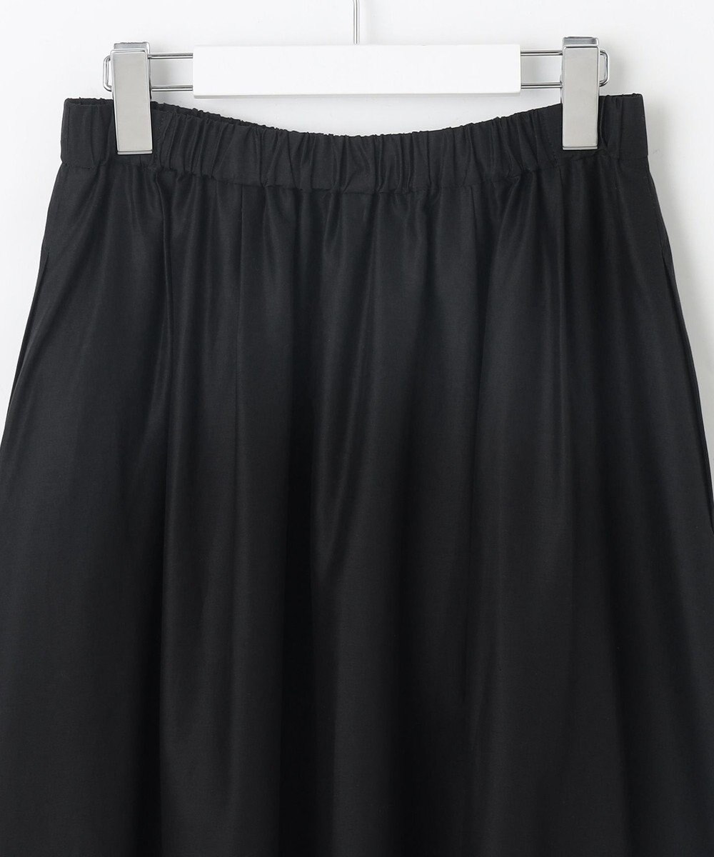 自由区 L 【カタログ掲載・接触冷感・洗える】エンブロイダリーローンティアード スカート 