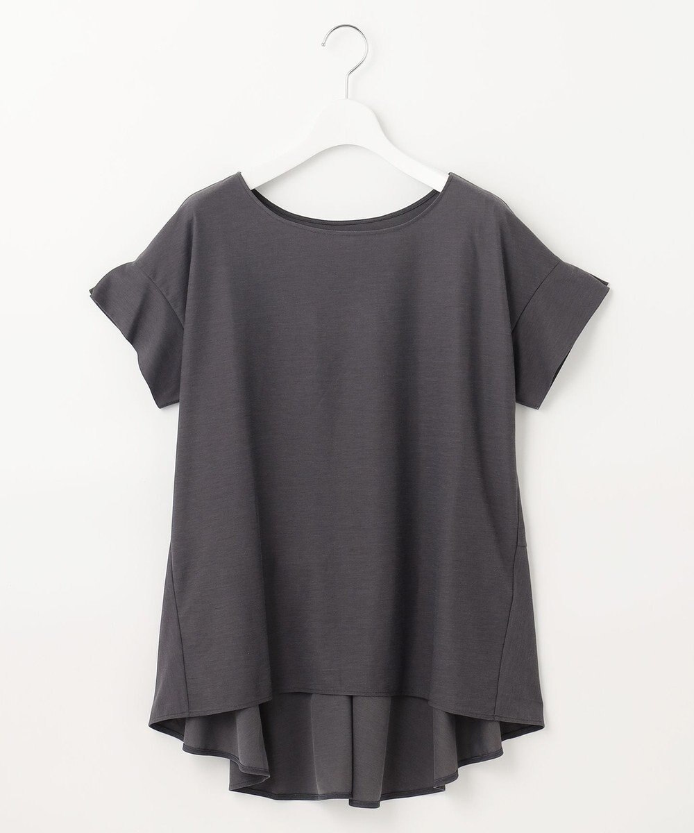 自由区 【WEB限定】【UVケア・吸汗速乾・洗える・XSサイズあり】ファンクショナルツイストジャージー カットソー 