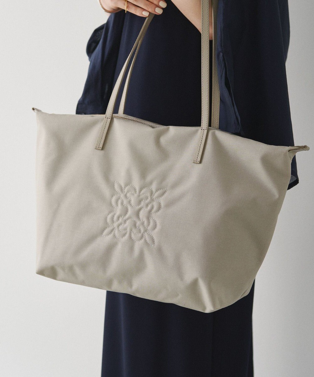 russet ＜390g/撥水性あり＞天ファスナー付きコーデュラナイロントートバッグ(CE-1560) 