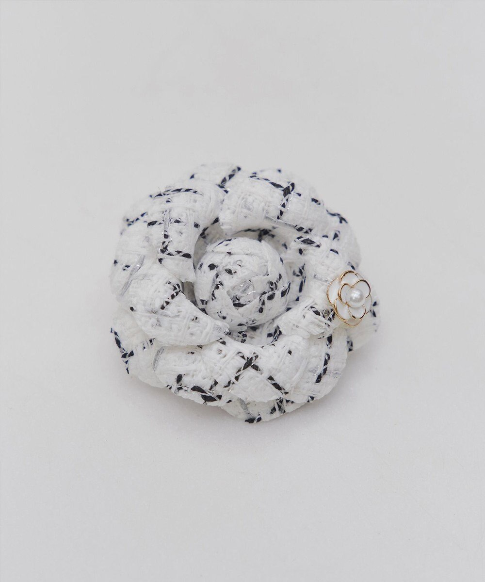 Tiaclasse フラワーツイードコサージュ 