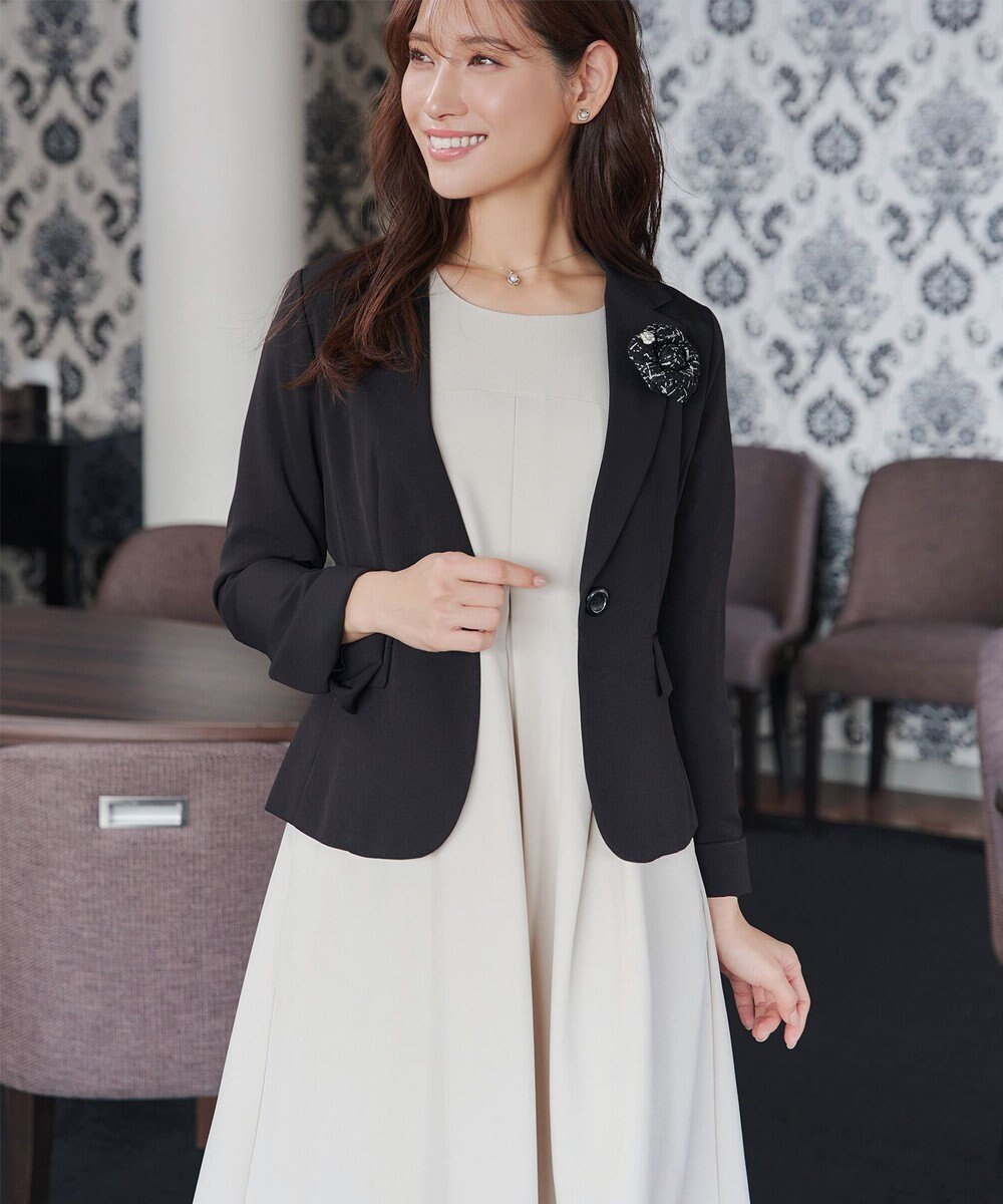 Tiaclasse フラワーツイードコサージュ 