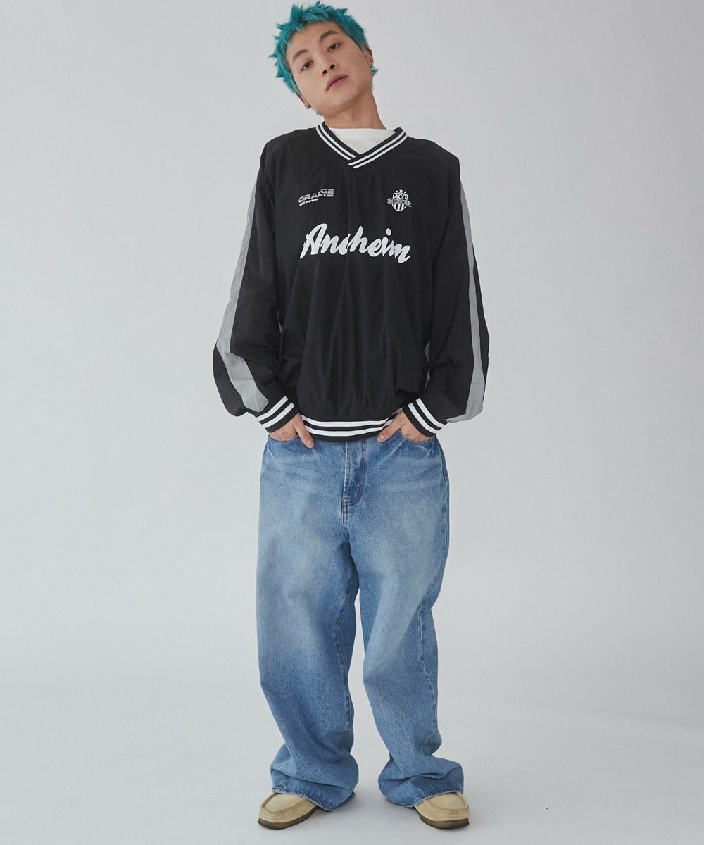 WEGO 【ユニセックス着用ITEM】ナイロングラフィックプルオーバー 