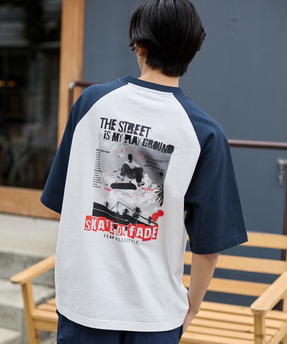 WEGO 【ユニセックス着用ITEM】ラグラングラフィックBIG　T（SS） 